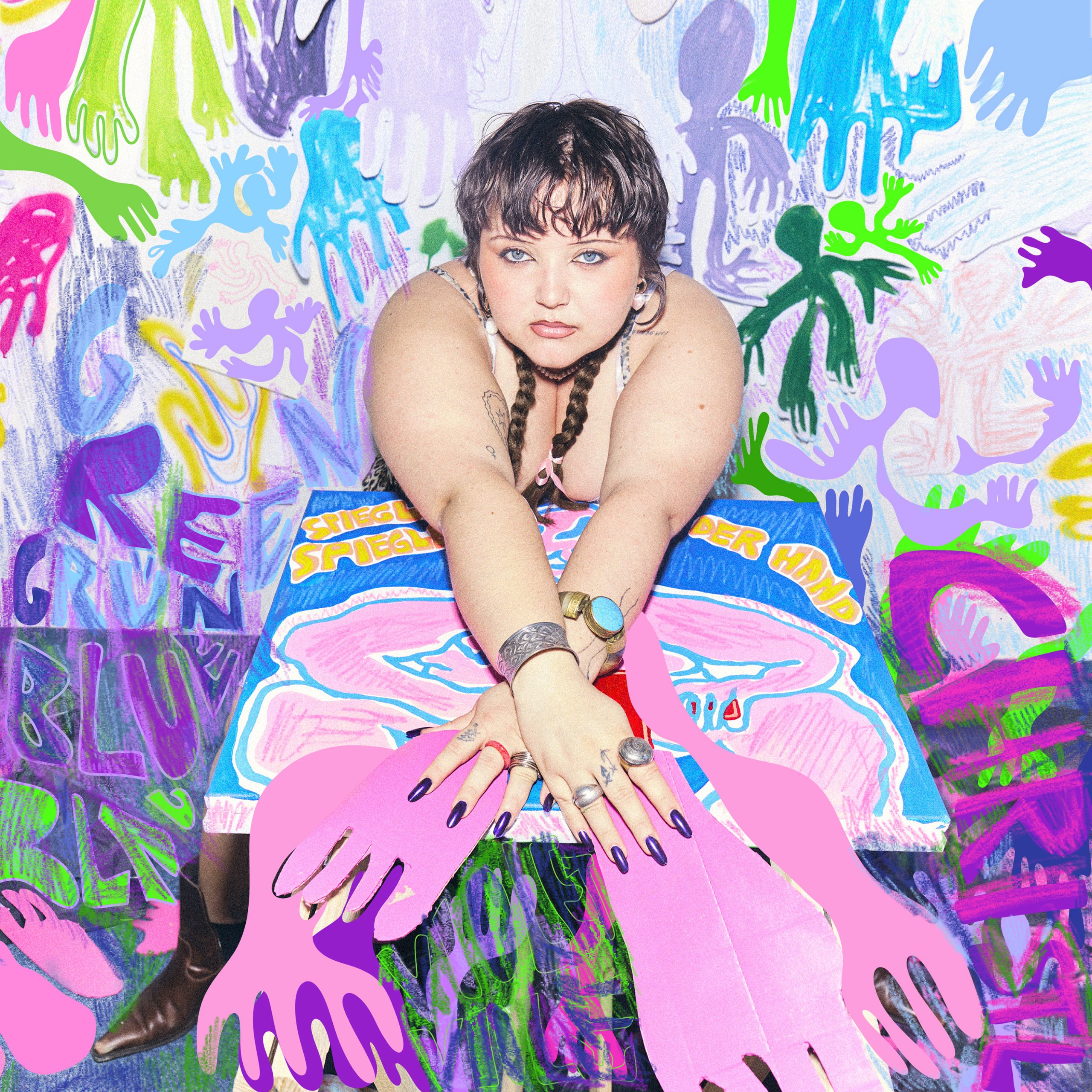 CHRISTL – Green Blue Violet / Grün Blau Violett – Album Cover © Hilde van Mas