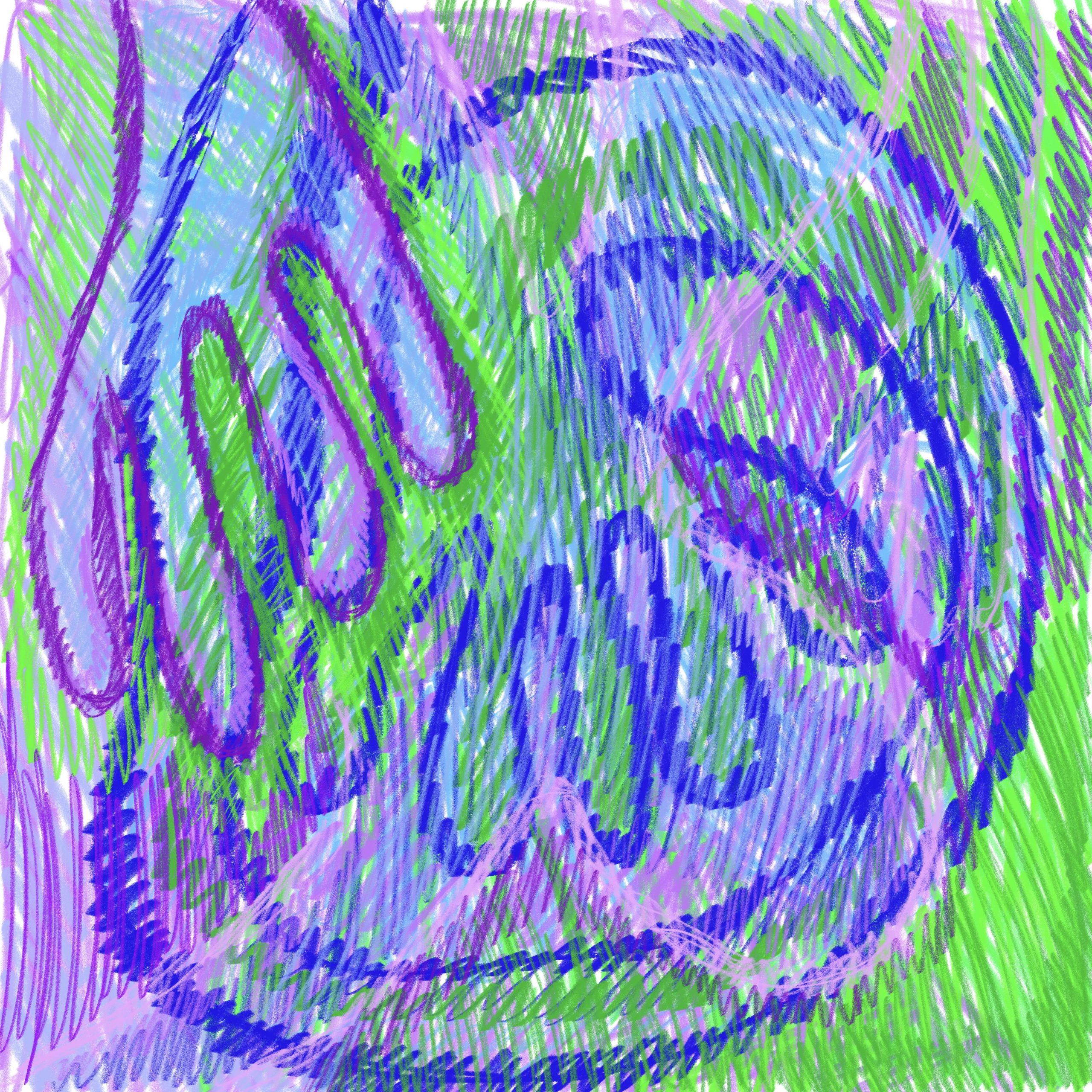 CHRISTL Green Blue Violet (Love Is Pain) Cover